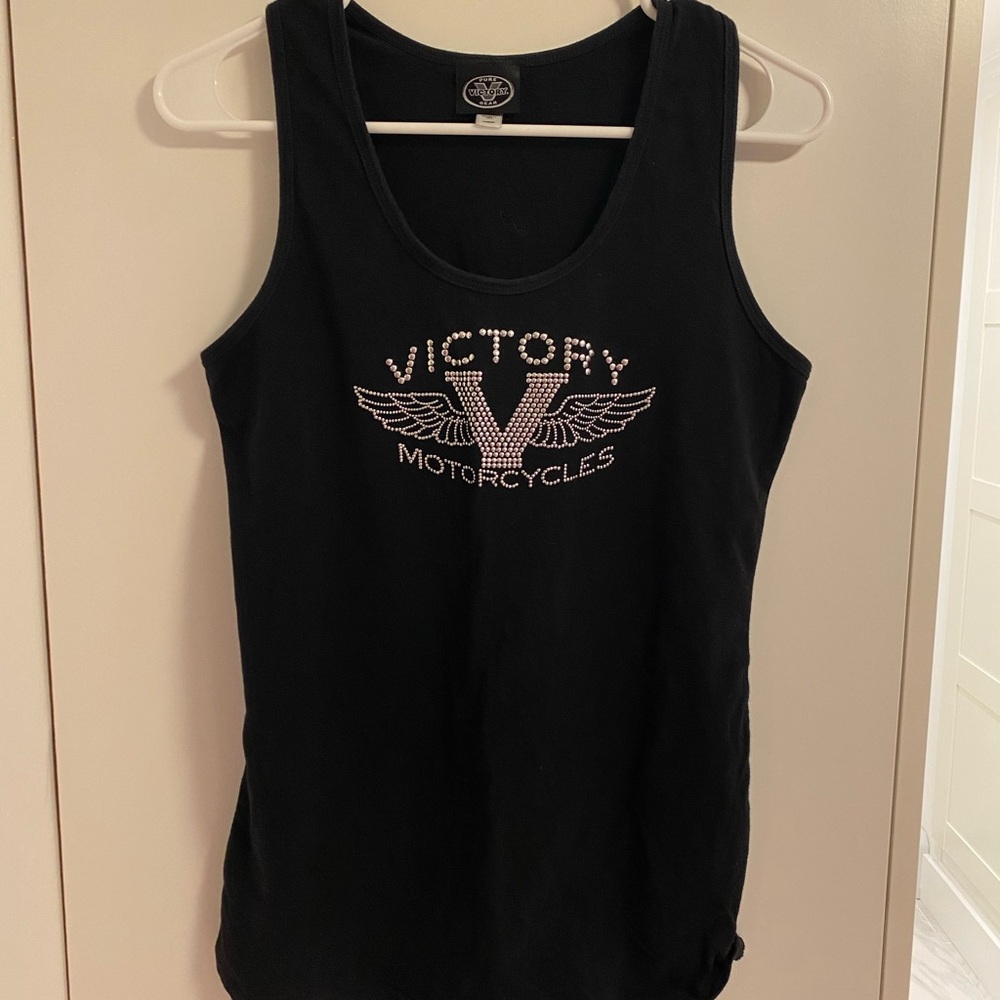 Victory Motorcycle Black Tank Top